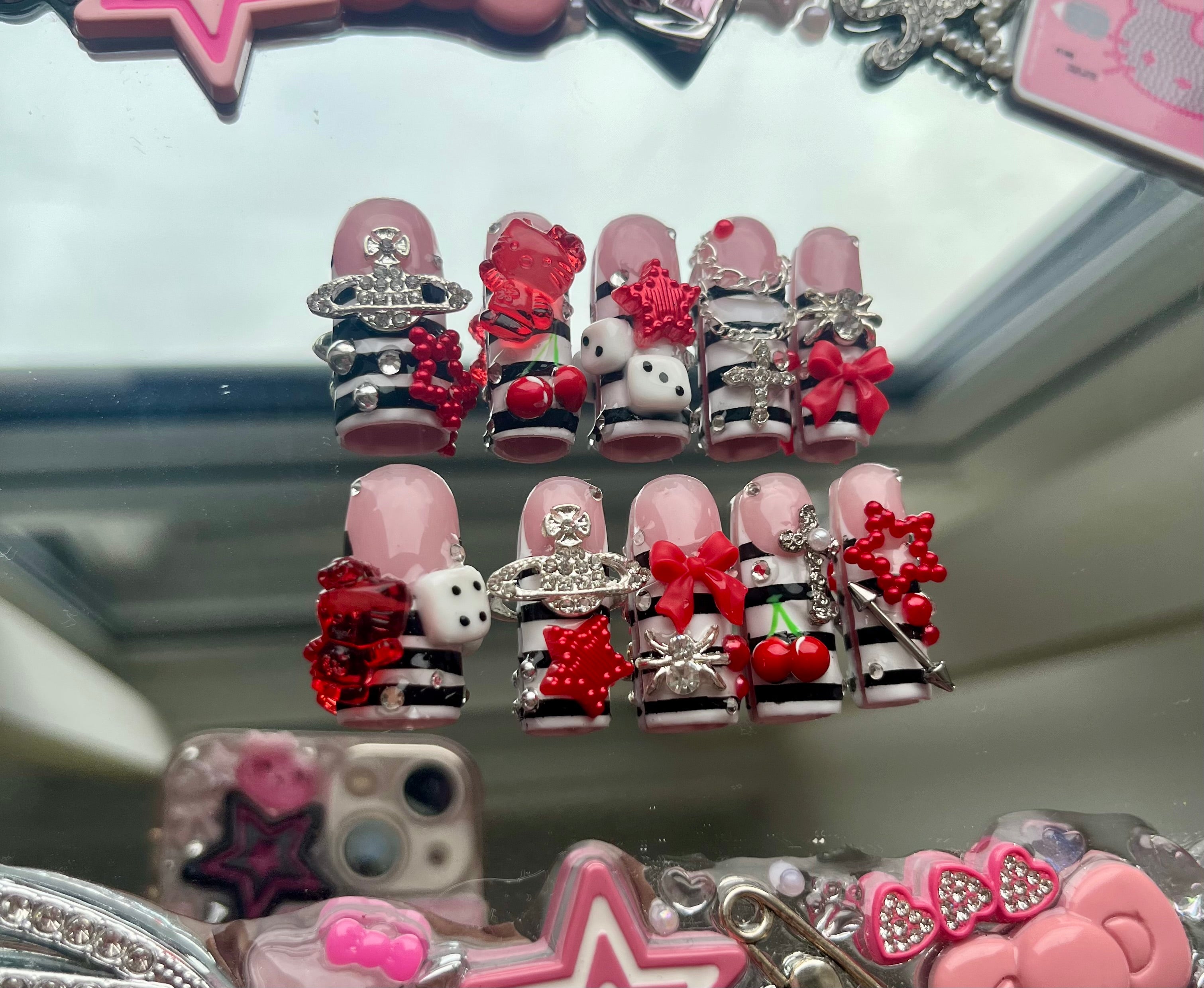 Menace Press On Nails ☆♡