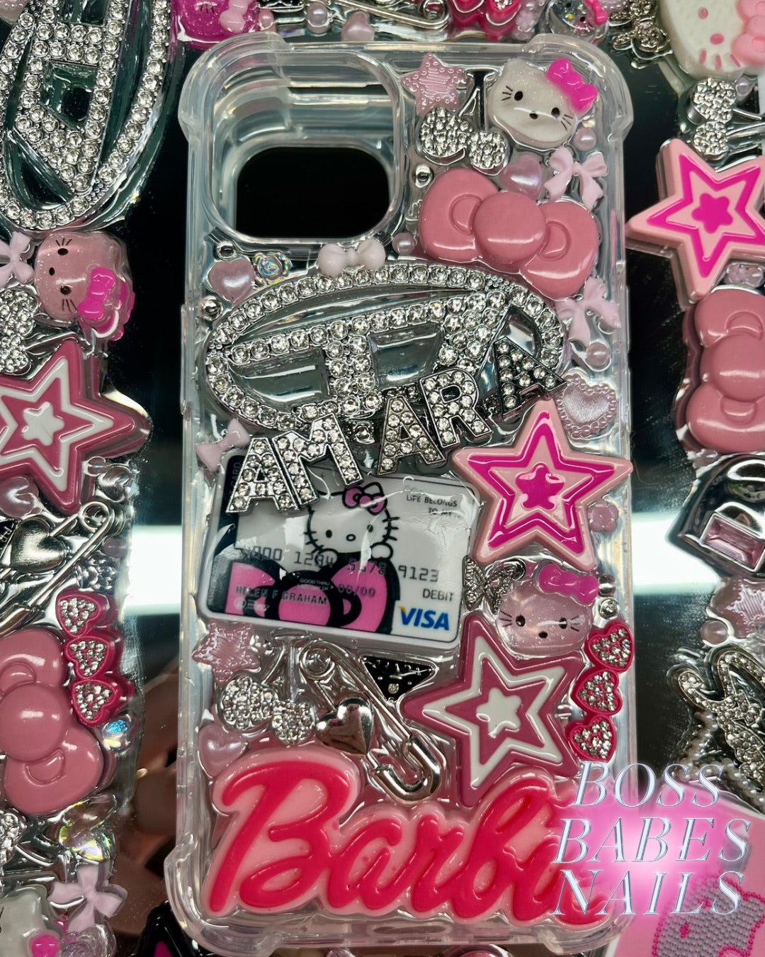 Junk style phone case handmade in the UK