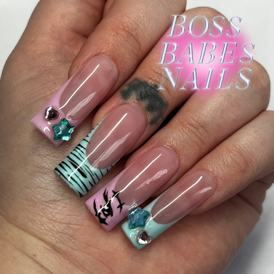 Starry Eyes Press On Nails