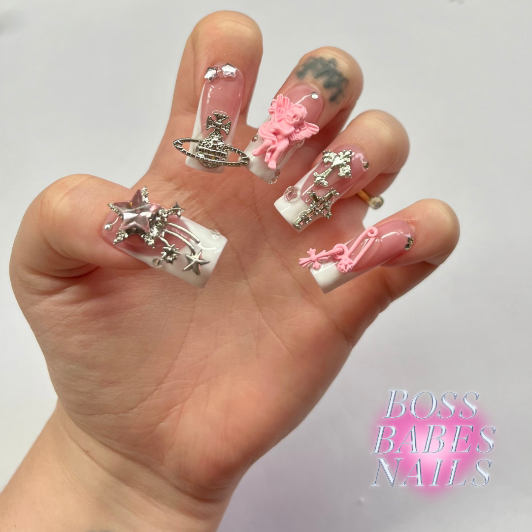 Angel Energy Press On Nails