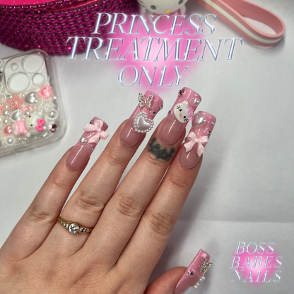 Princess Treatment Only Press On Nails