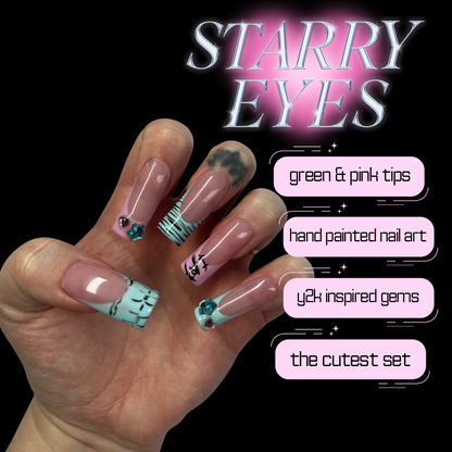 Starry Eyes Press On Nails