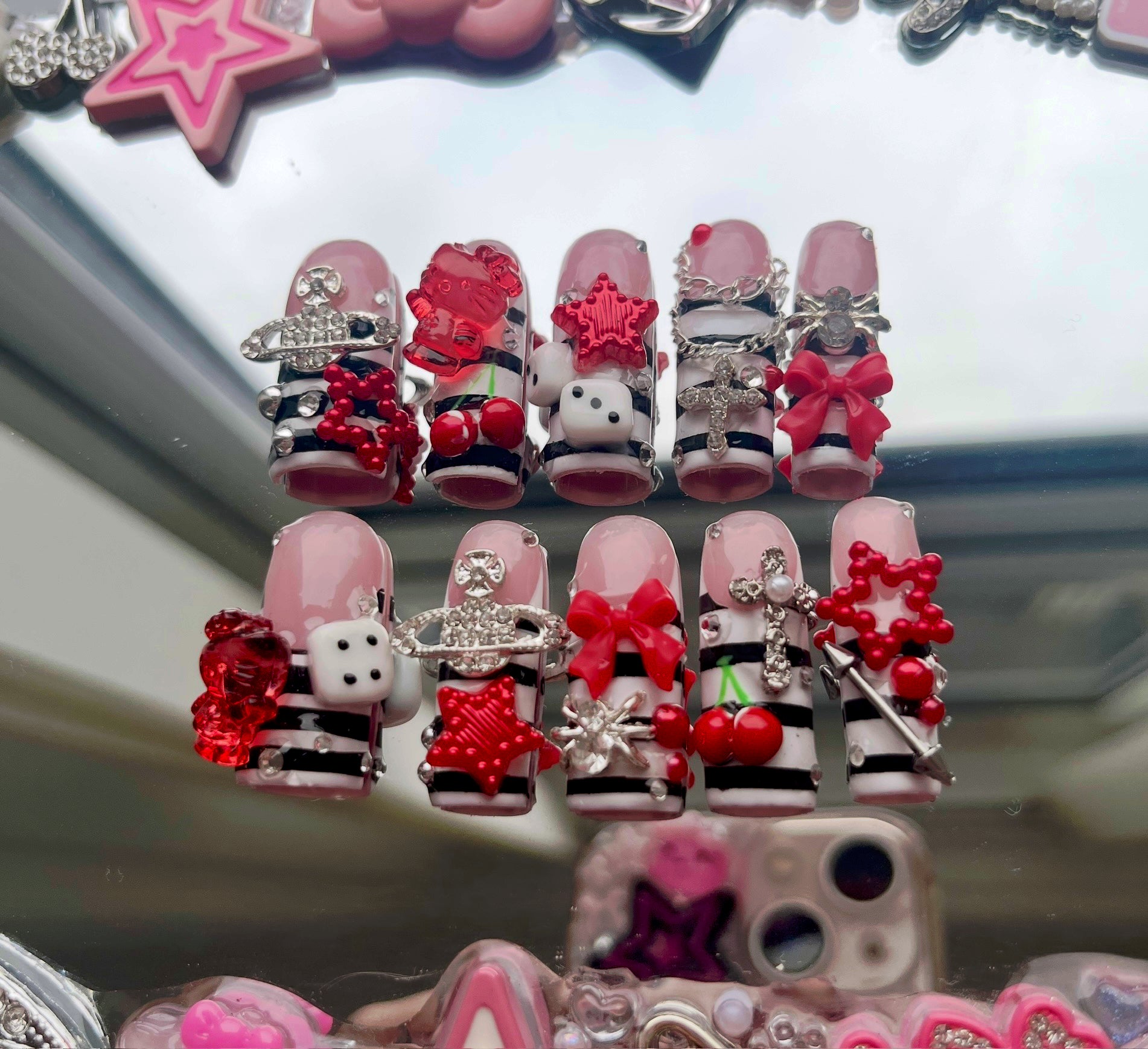 Menace Press On Nails ☆♡