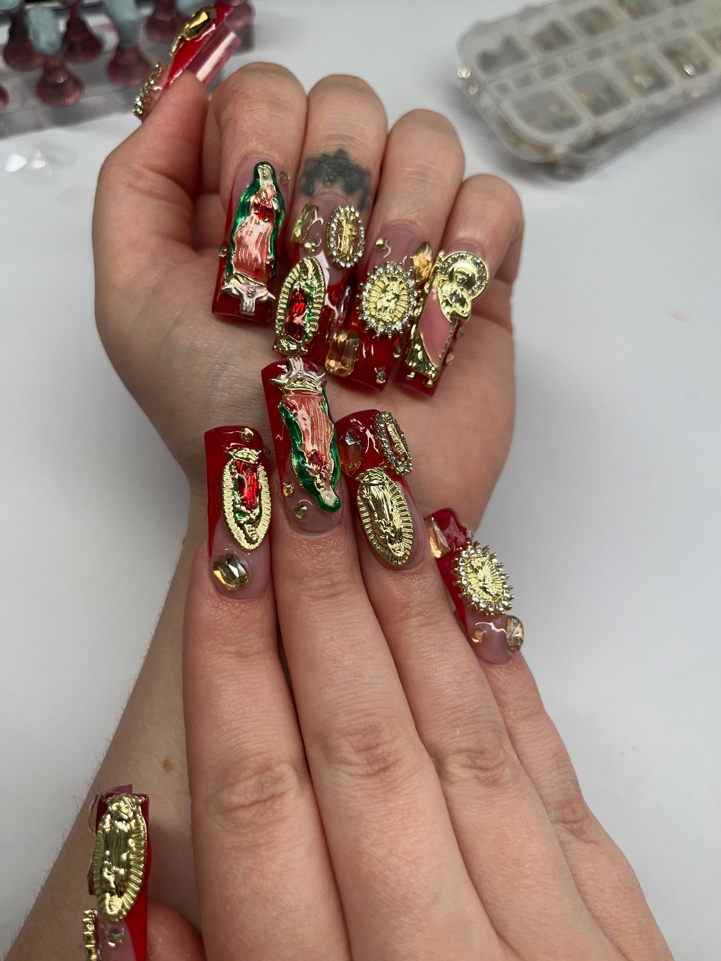 Hail Mary Press On Nails