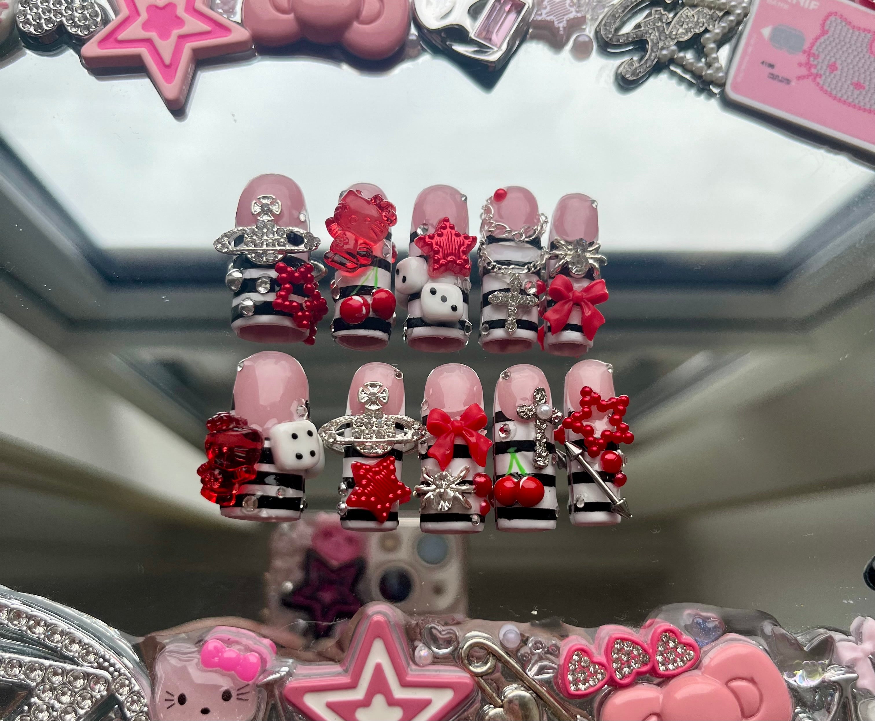Menace Press On Nails ☆♡
