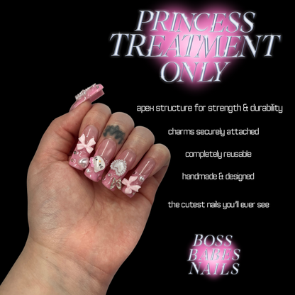 Princess Treatment Only Press On Nails