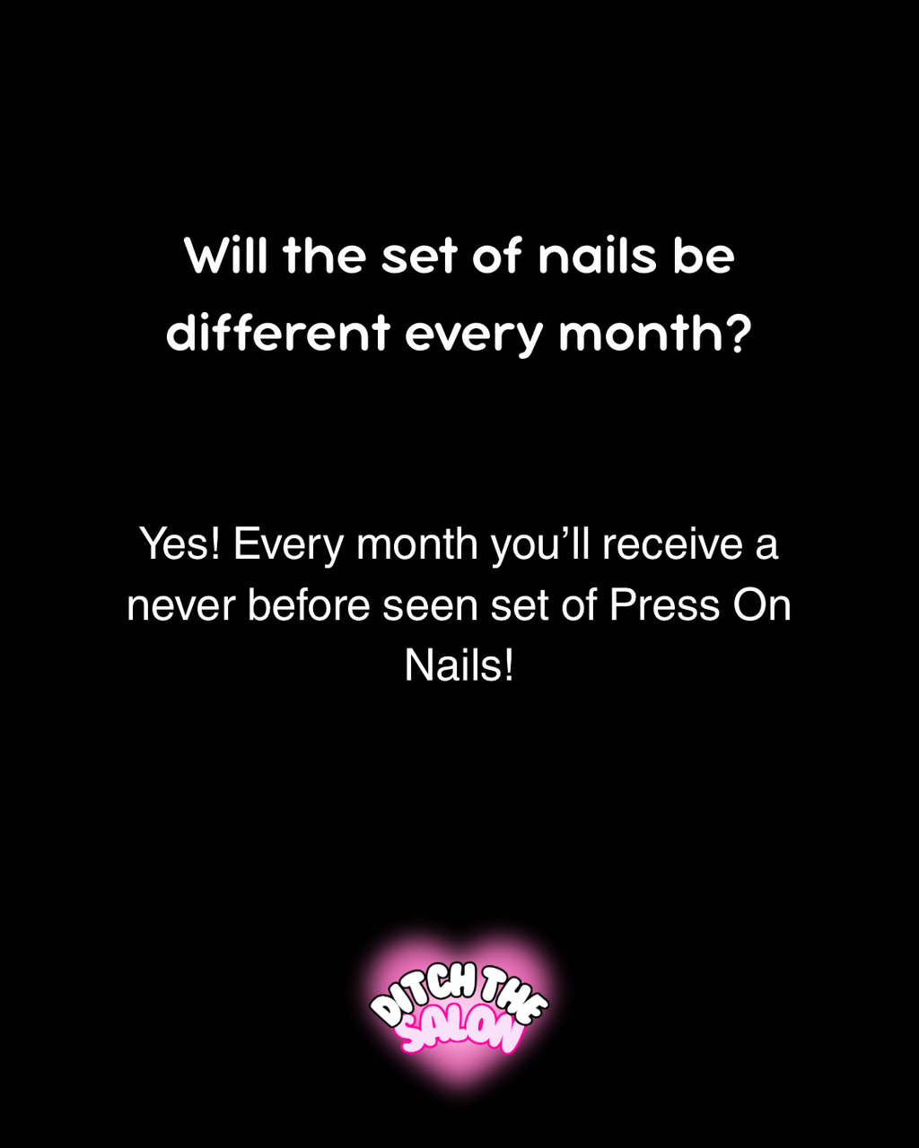 Ditch the Salon - Monthly Press On Nail Subscription Box (UK Exclusive)