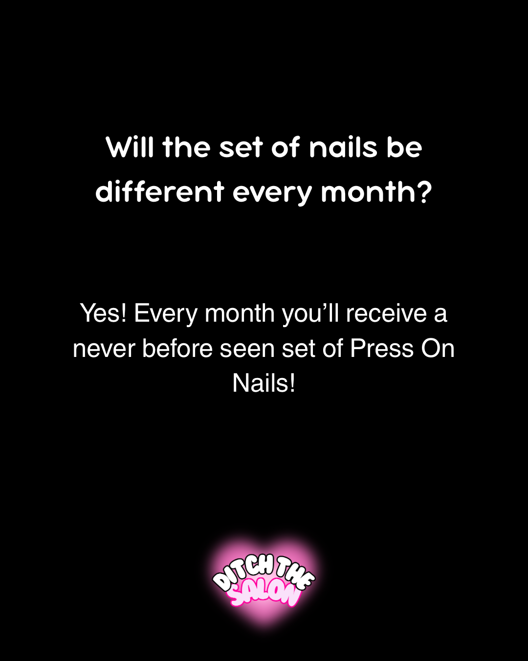 Ditch the Salon - Monthly Press On Nail Subscription Box (UK Exclusive)