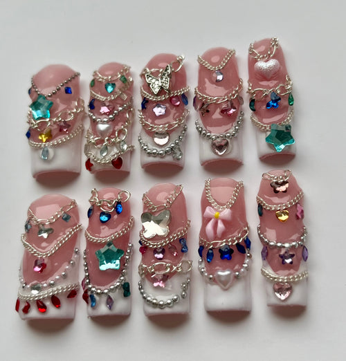 'CHARMED' Press On Nails