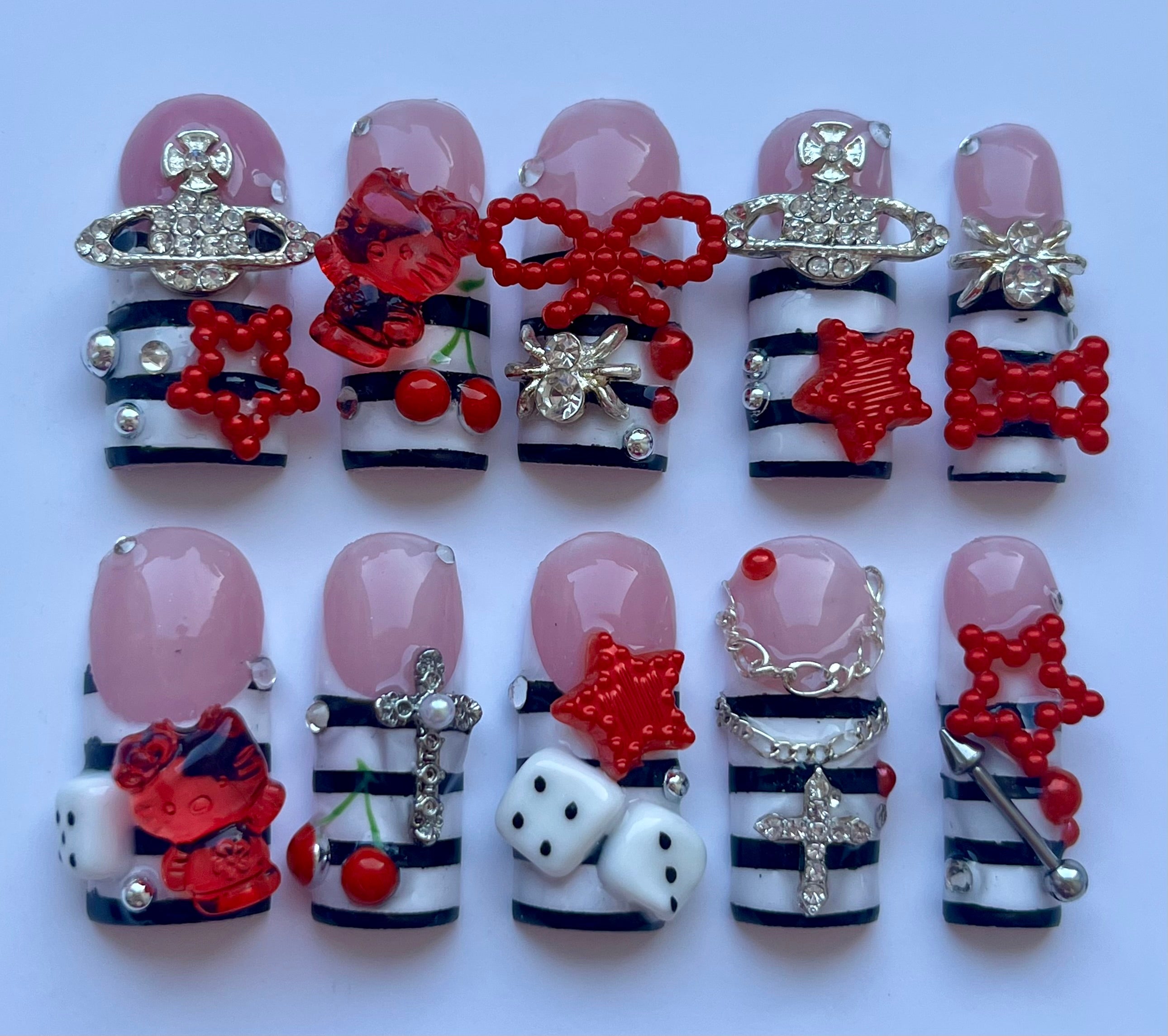 Menace Press On Nails ☆♡