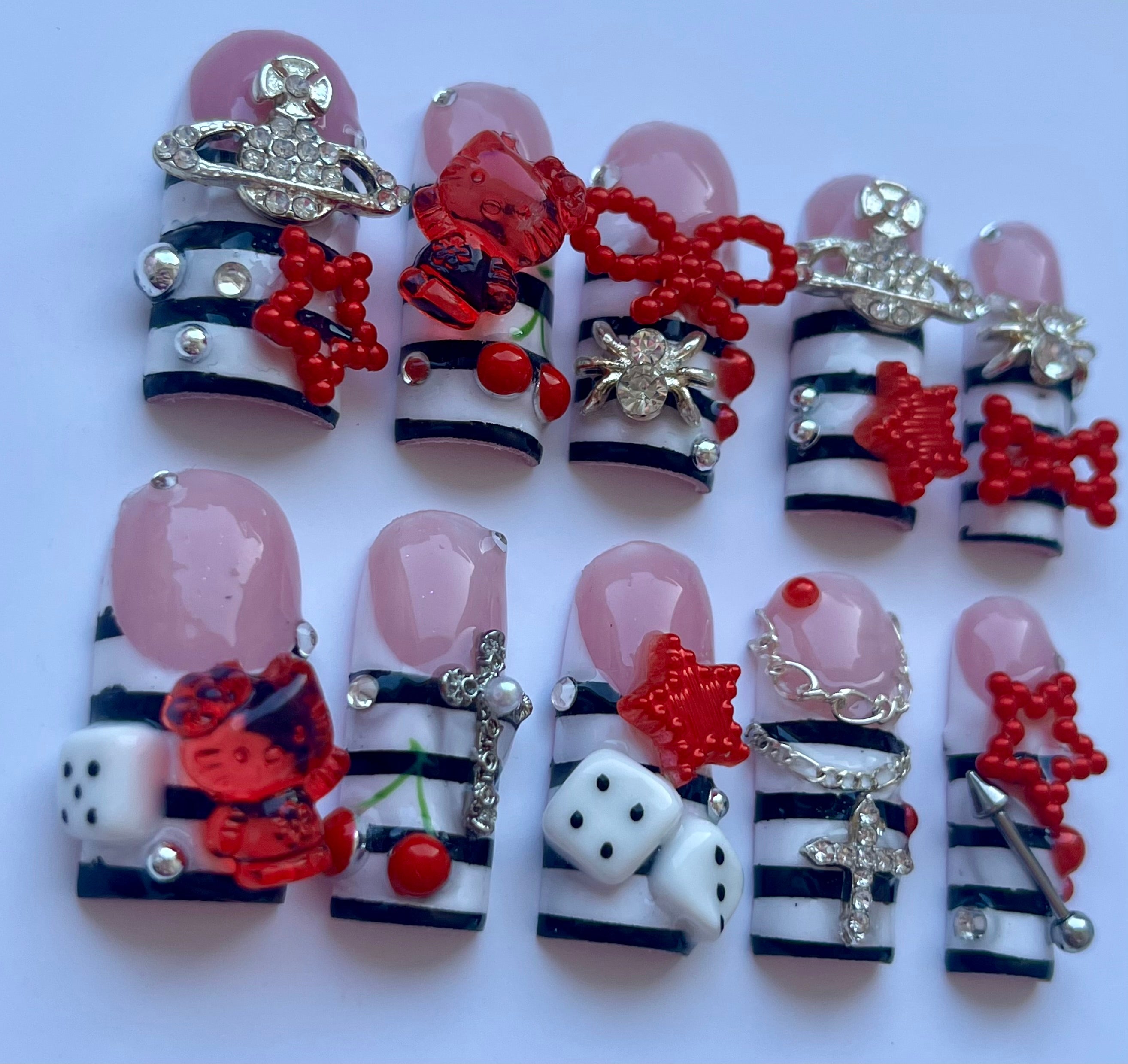 Menace Press On Nails ☆♡