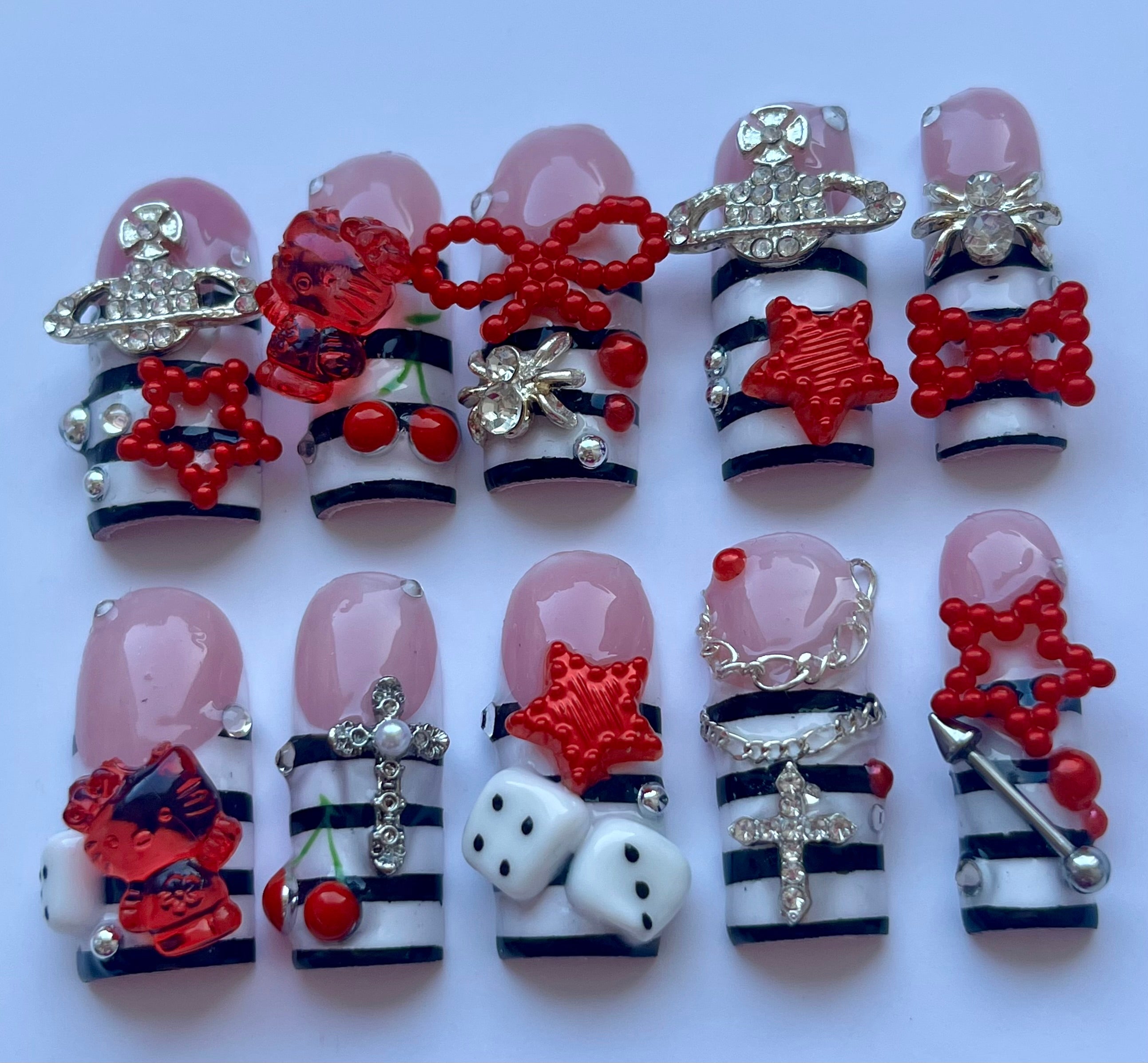 Menace Press On Nails ☆♡