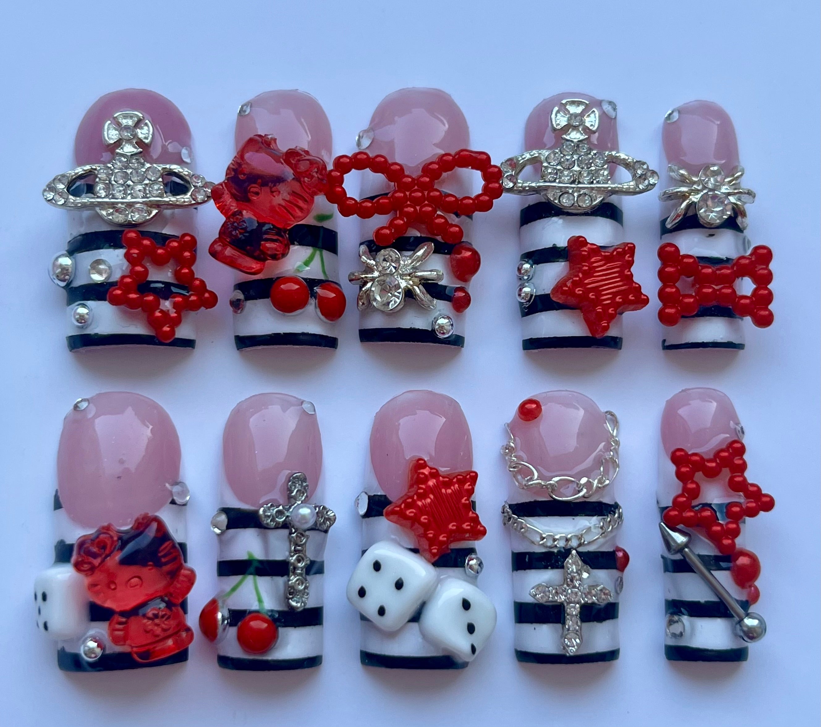 Menace Press On Nails ☆♡