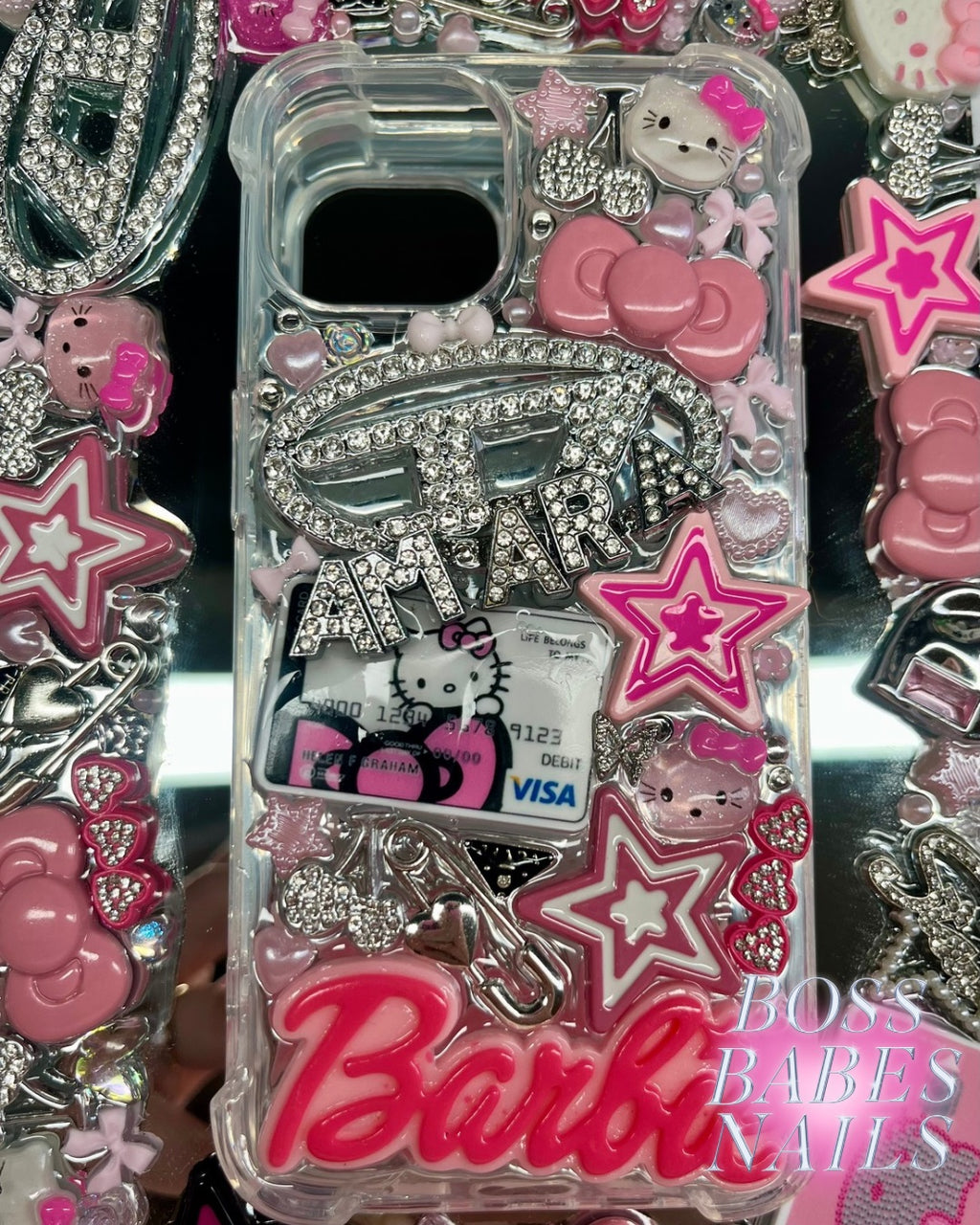 Junk style phone case handmade in the UK