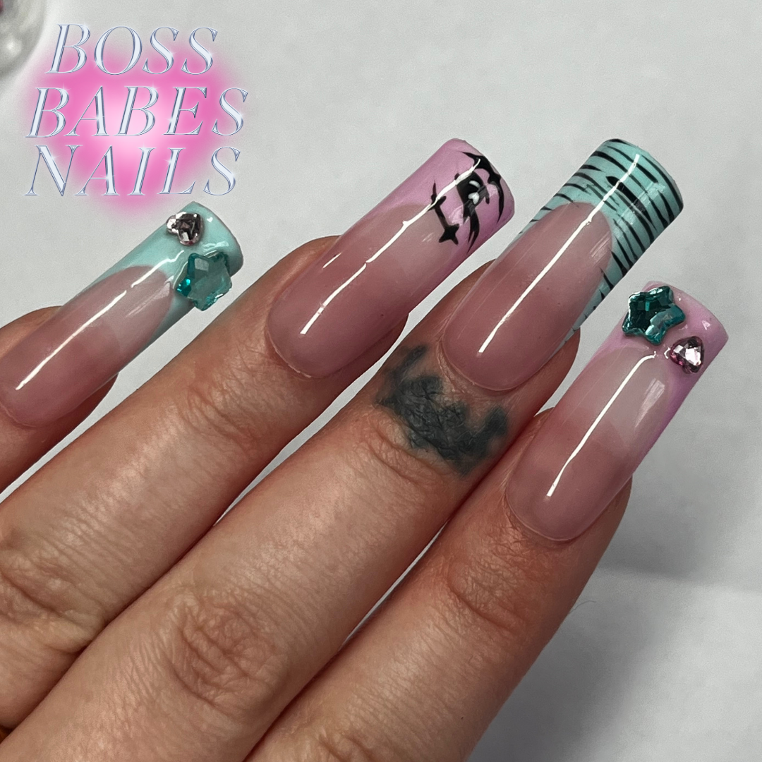 Starry Eyes Press On Nails