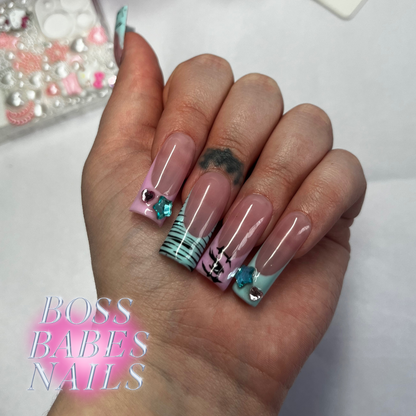 Starry Eyes Press On Nails